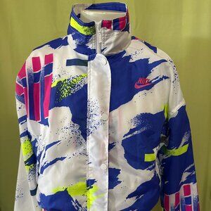Vintage Nike Challenge Court Agassi Women's Tennis Jacket Medium Windbreaker